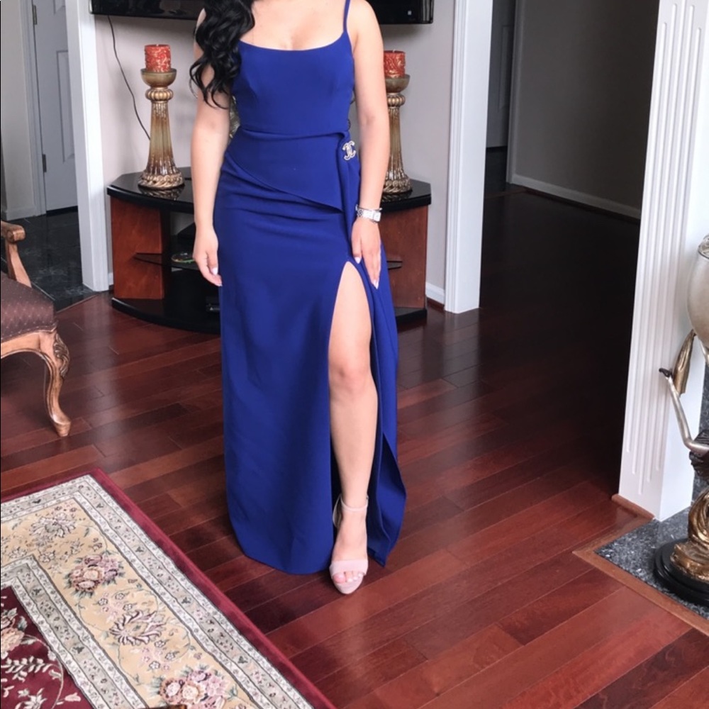 BCBG maxi dress in royal blue